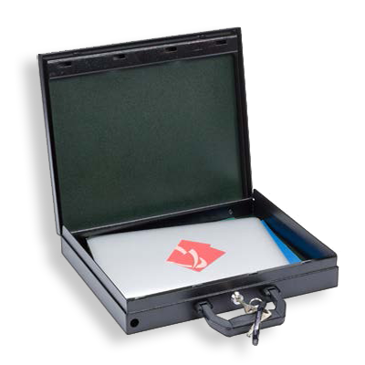 Slimline Security Briefcase with a modern design.