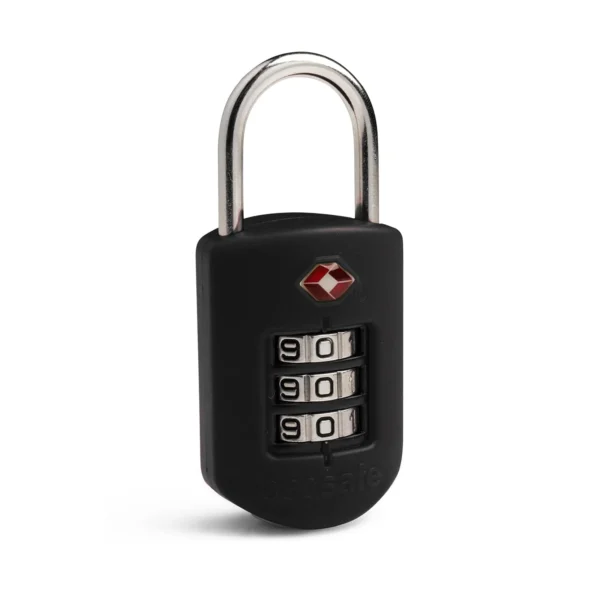 Image of Pacsafe Prosafe 1000 TSA Combination Padlock, a Travel Sentry® Approved lock designed for secure and convenient travel.