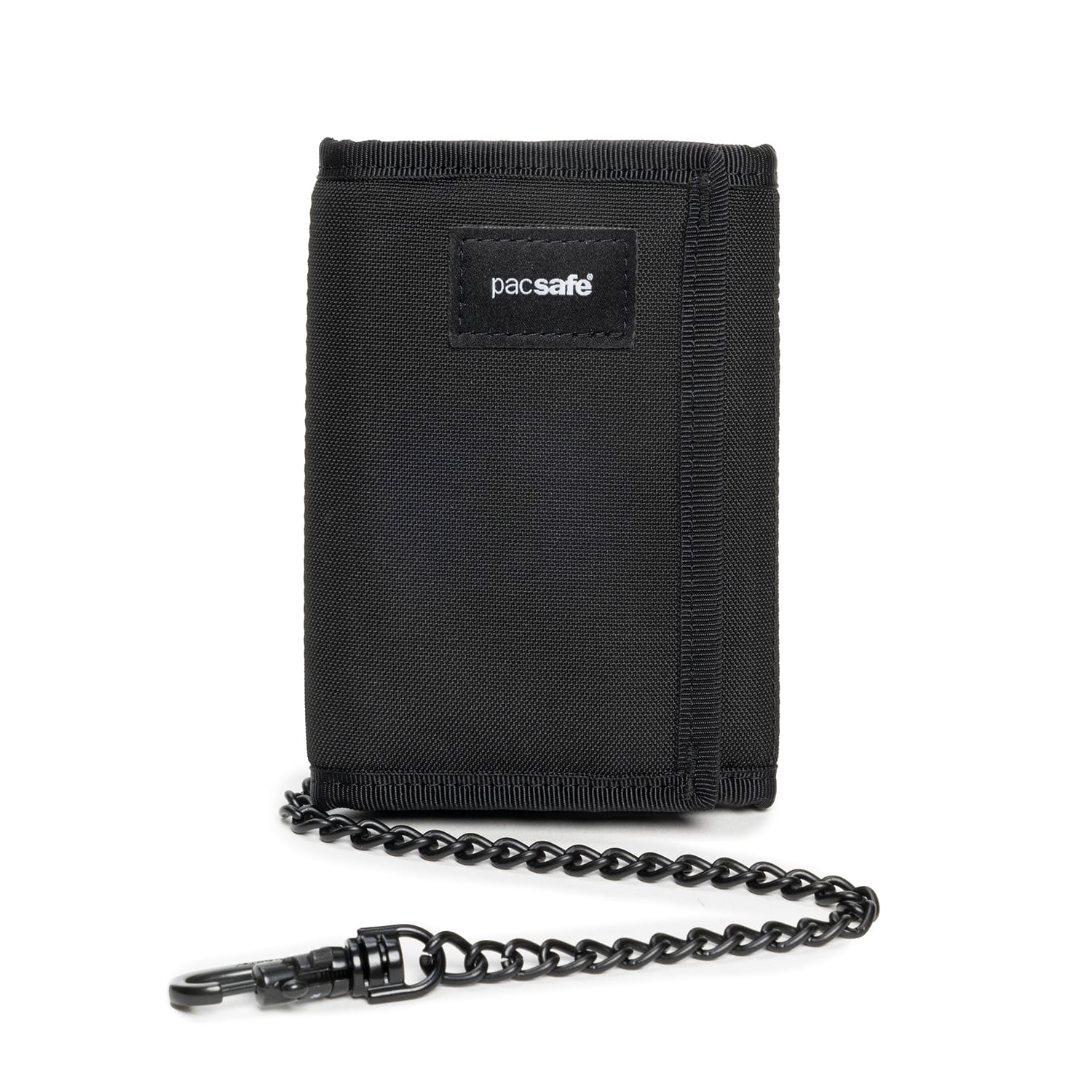 Pacsafe Z50 RFID blocking Anti Theft Wallet with chain – Black
